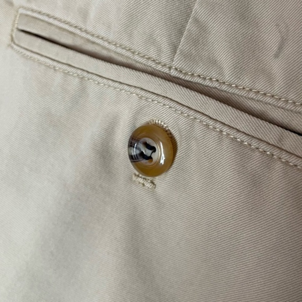 Polo Golf Ralph Lauren Cotton Twill with Stretch Khaki Tan Pants Size 34/32 - Picture 5 of 16